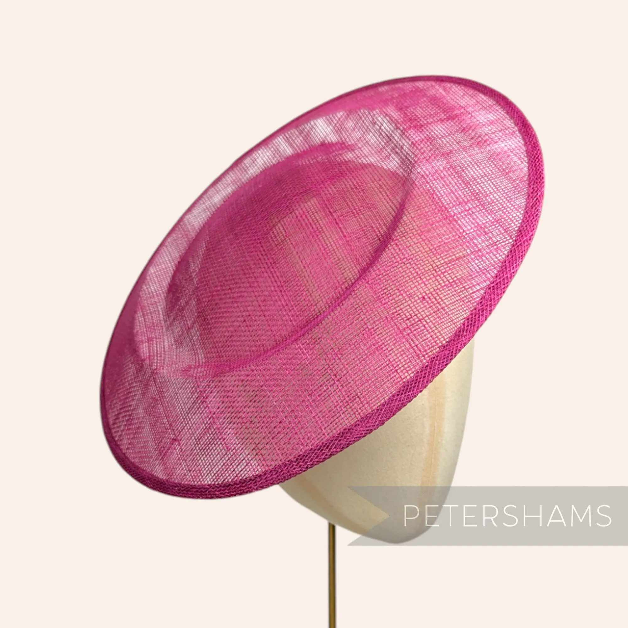 29cm Extra Large Round Saucer Sinamay Fascinator Hat Base