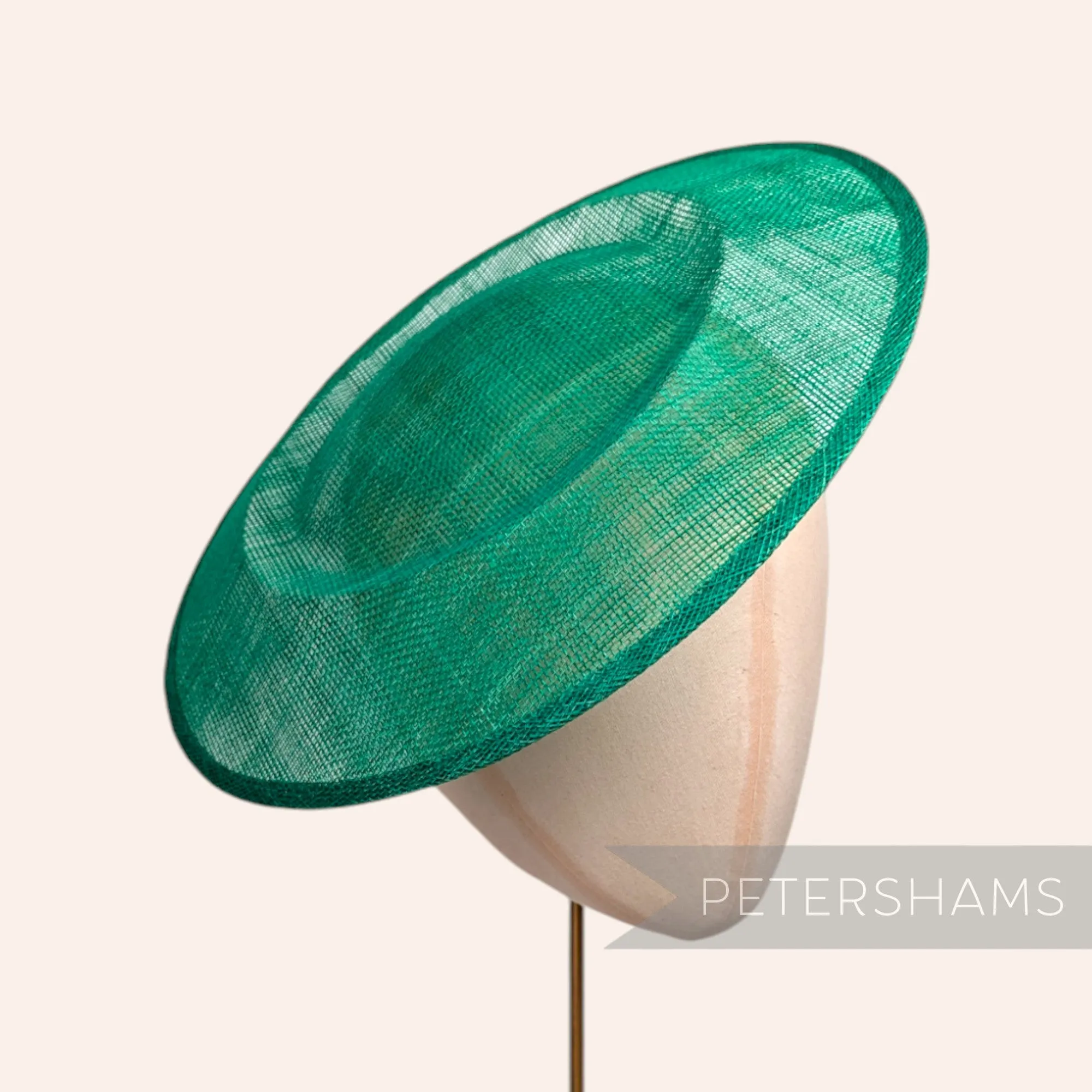 29cm Extra Large Round Saucer Sinamay Fascinator Hat Base