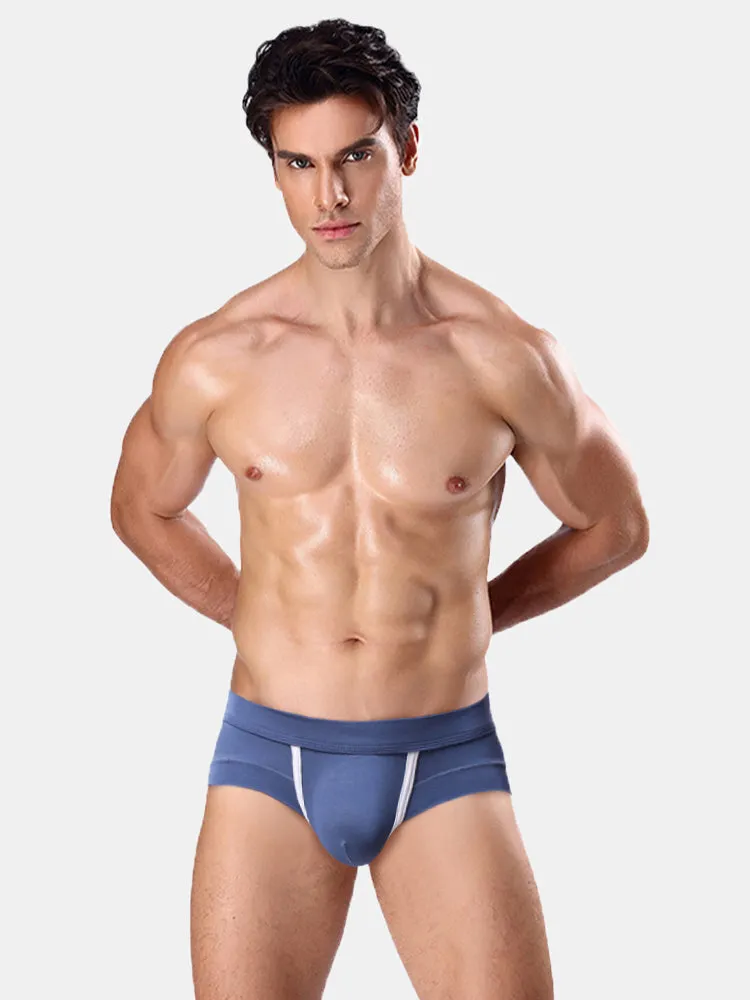 4 Pack Modal Breathable Underwear U Convex Pouch Briefs