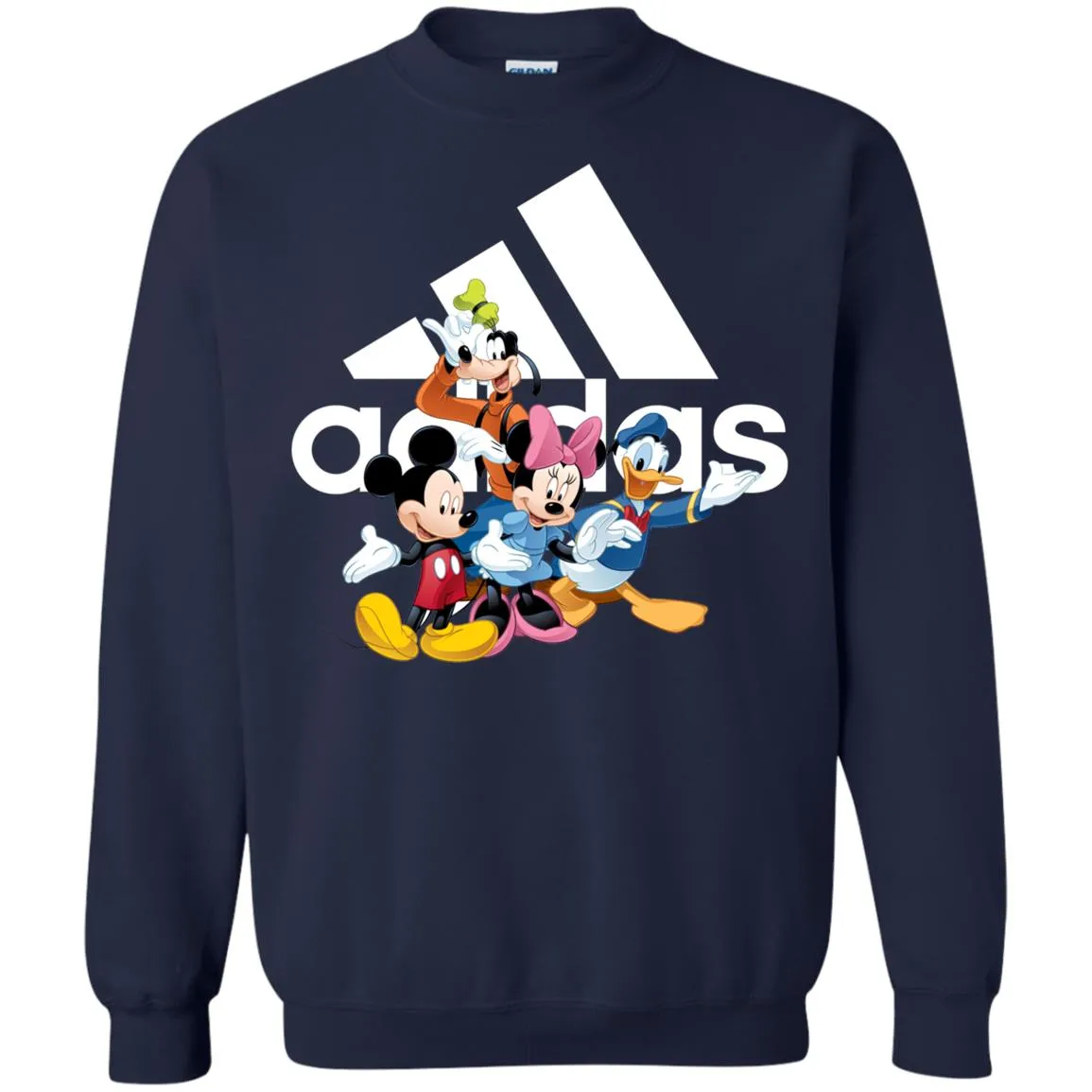 Aidas Mickey Mouse And Friends Disney T-shirt Crewneck Pullover Sweatshirt