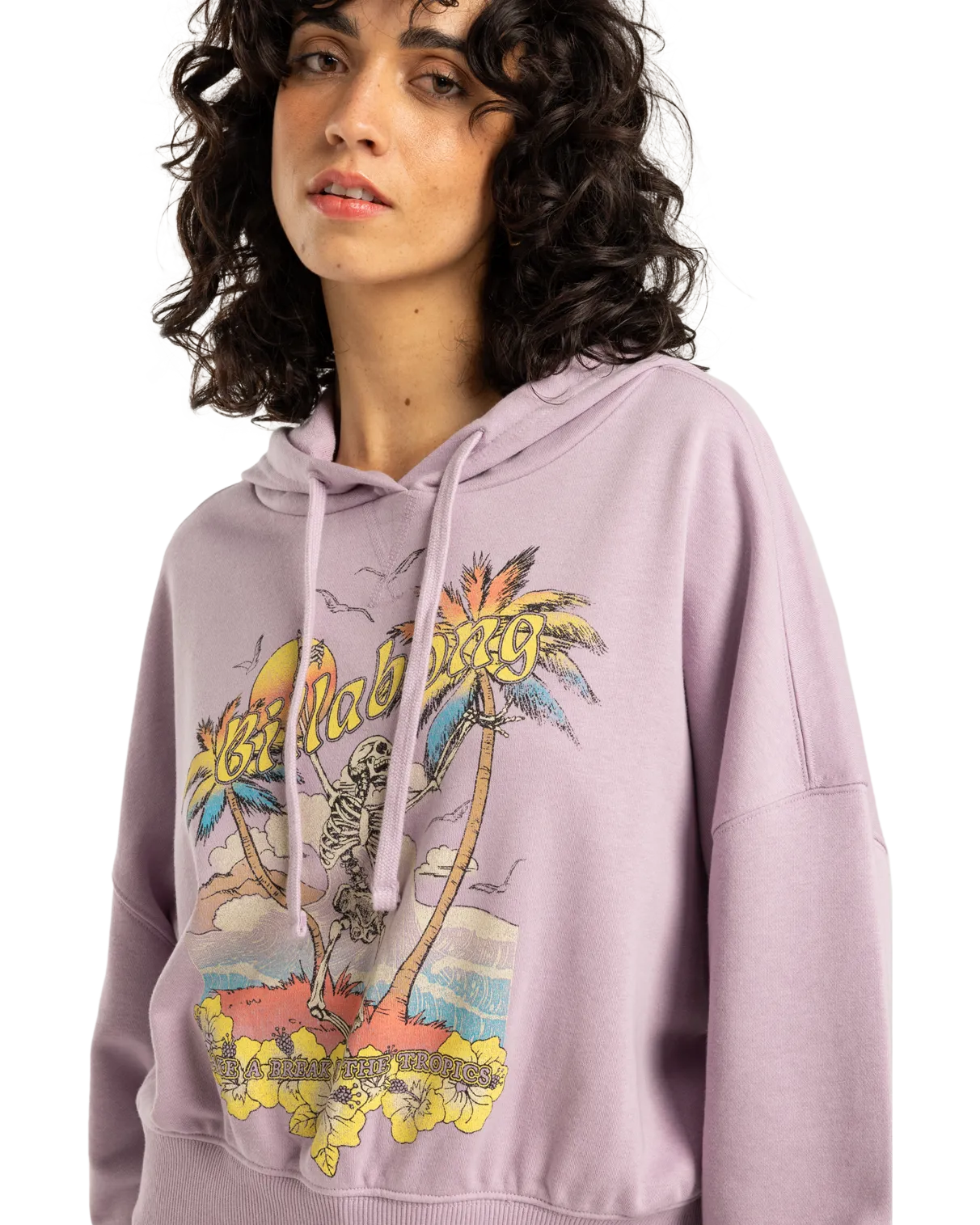 All Time Fleece Hoodie in Amethyst Smoke