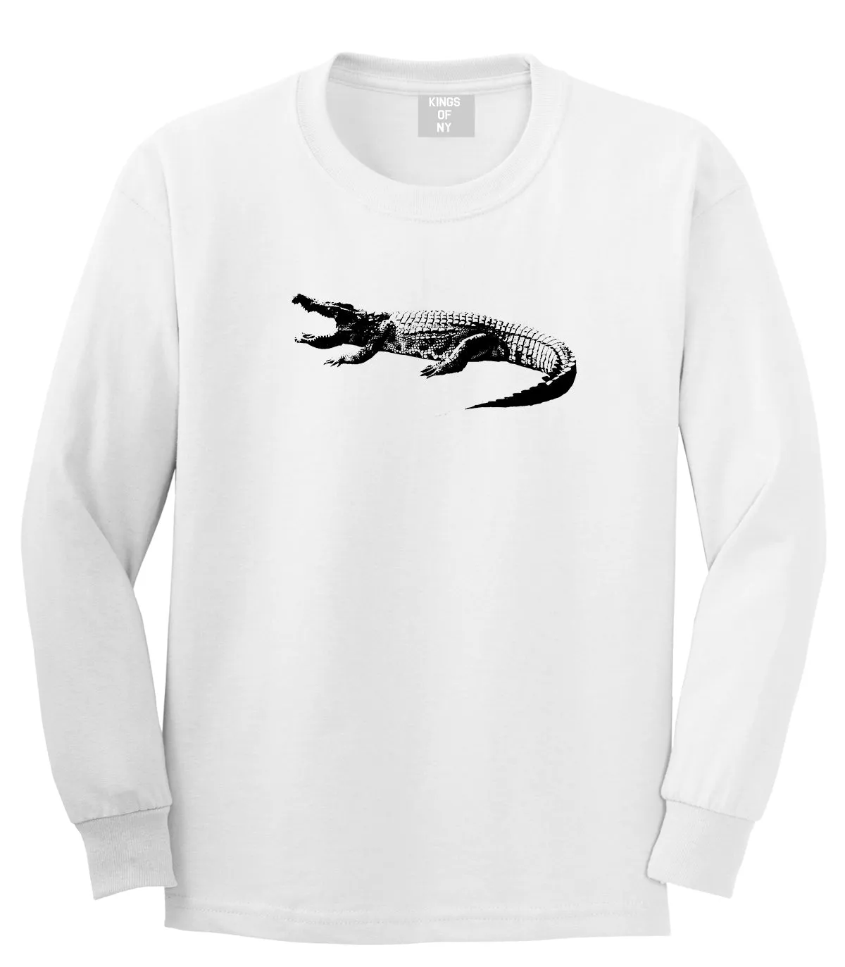 Alligator Mens Long Sleeve T-Shirt