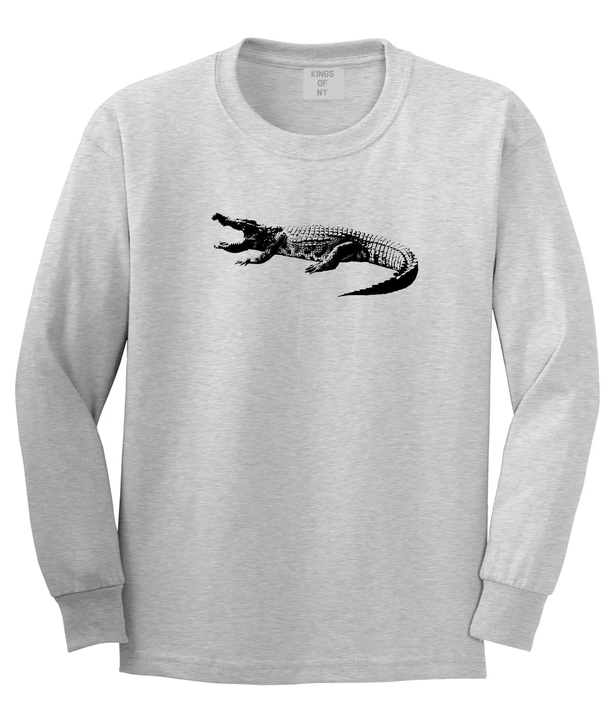 Alligator Mens Long Sleeve T-Shirt