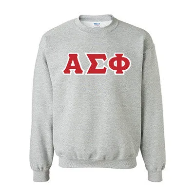 Alpha Sigma Phi Standards Crewneck Sweatshirt - G180 - TWILL