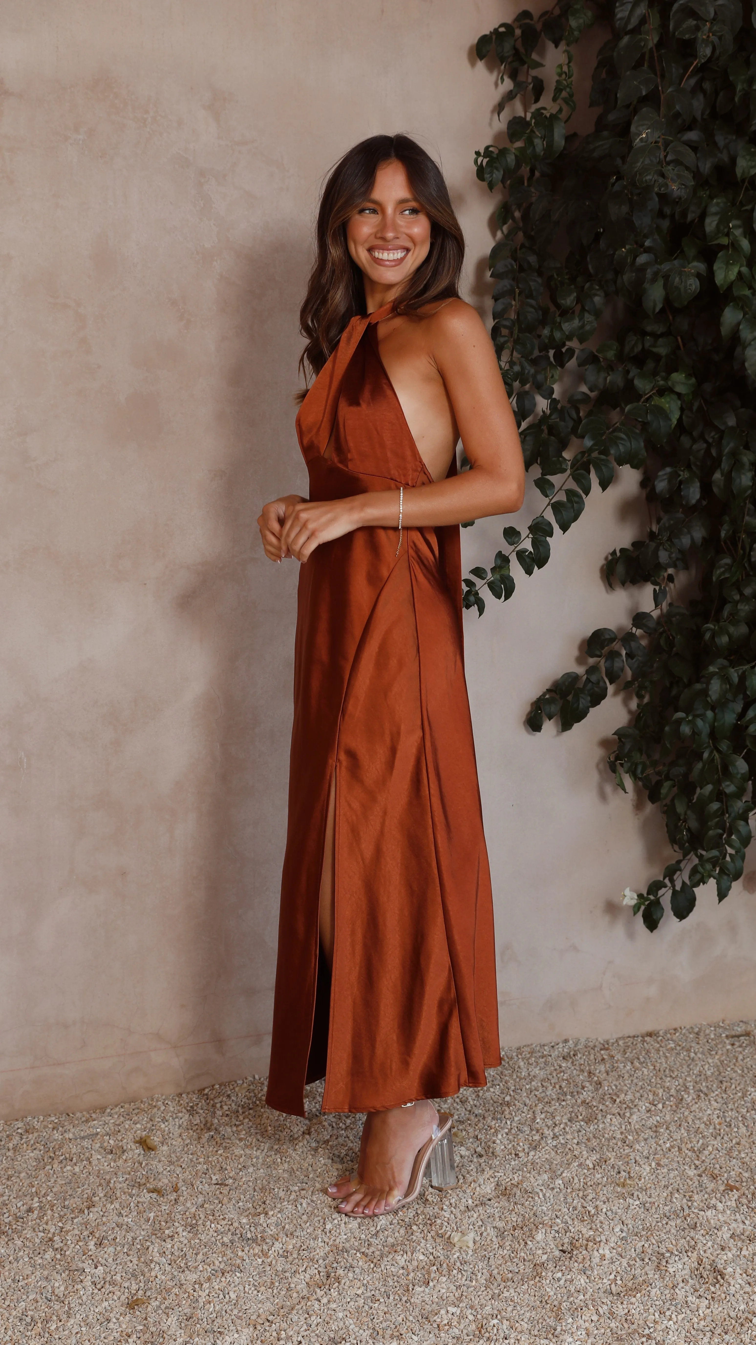 Amalia Maxi Dress - Rust