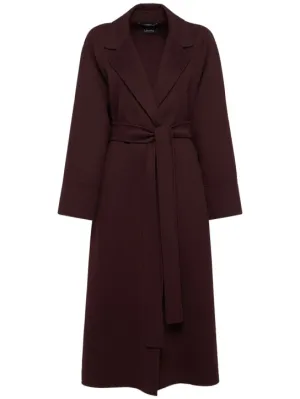 &#x27;S Max Mara   Agata belted wool long coat 