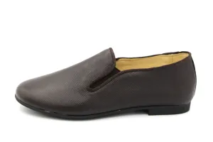 Andanines  Brown Saffiano Slip On 7G-8