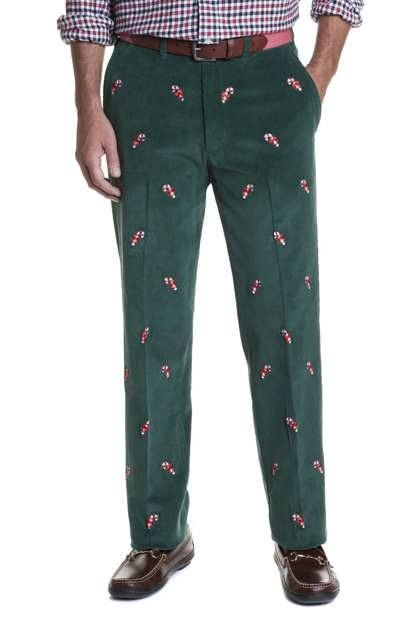 Beachcomber Corduroy Pant Hunter With Candy Cane