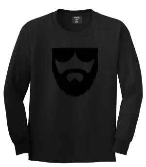 Beard With Glasses Long Sleeve T-Shirt