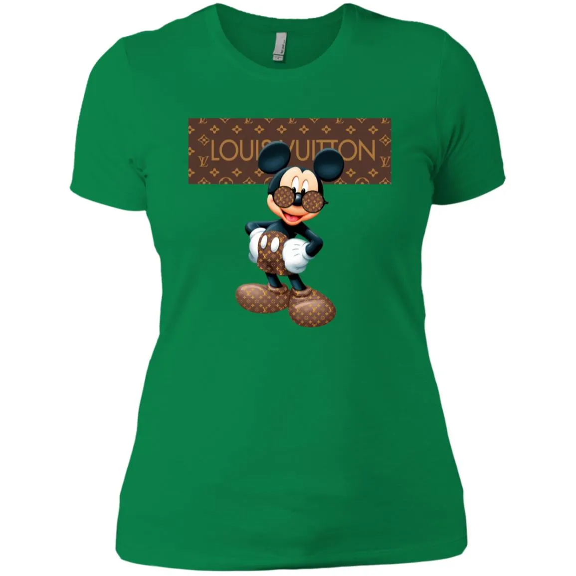 Best Louis Vuitton Mickey Mouse Shirt Women Cotton T-Shirt