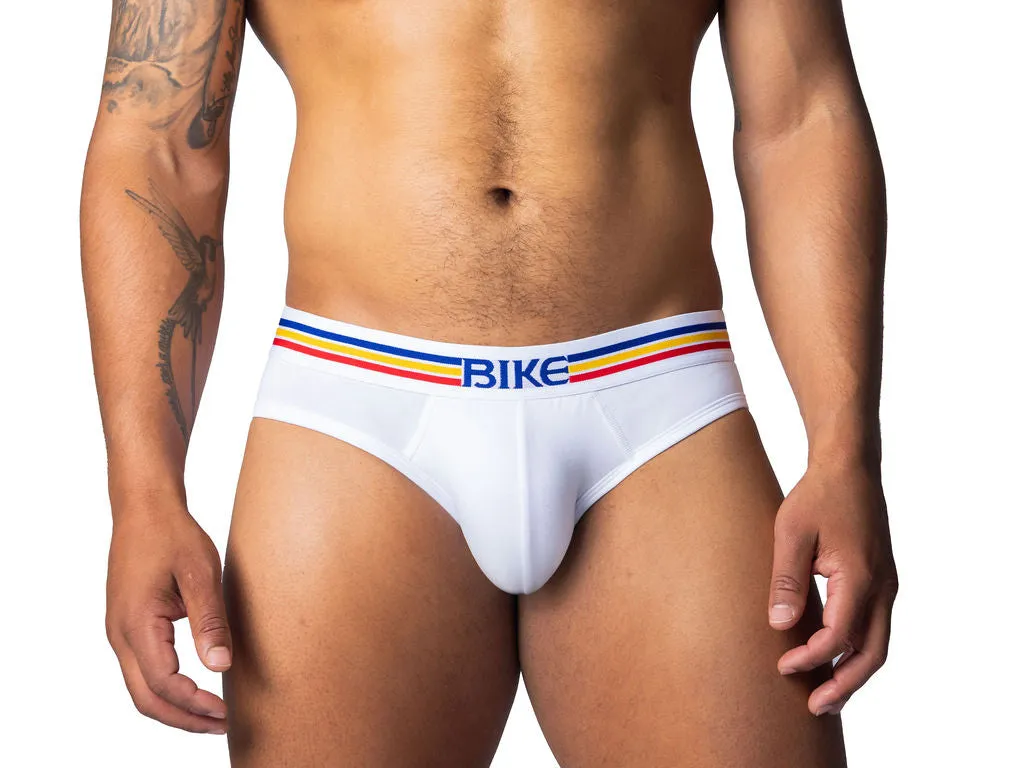 BIKE Stretch Cotton Brief White