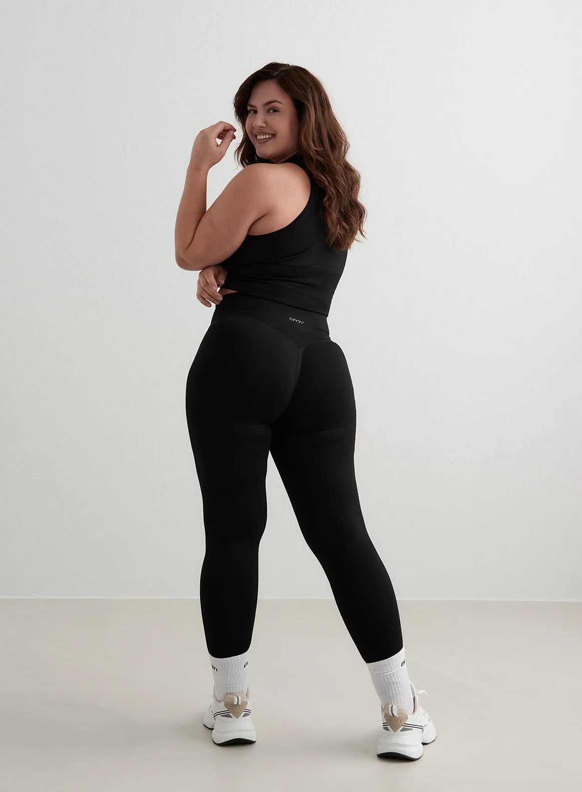 Black Shape Seamless Tights