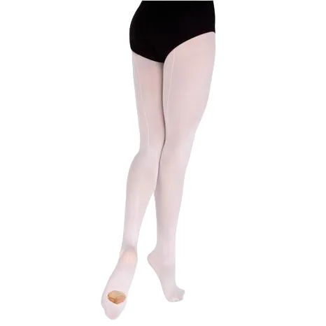 BodyWrappers Girls Ultrasoft Backseam Convertible Tights C39