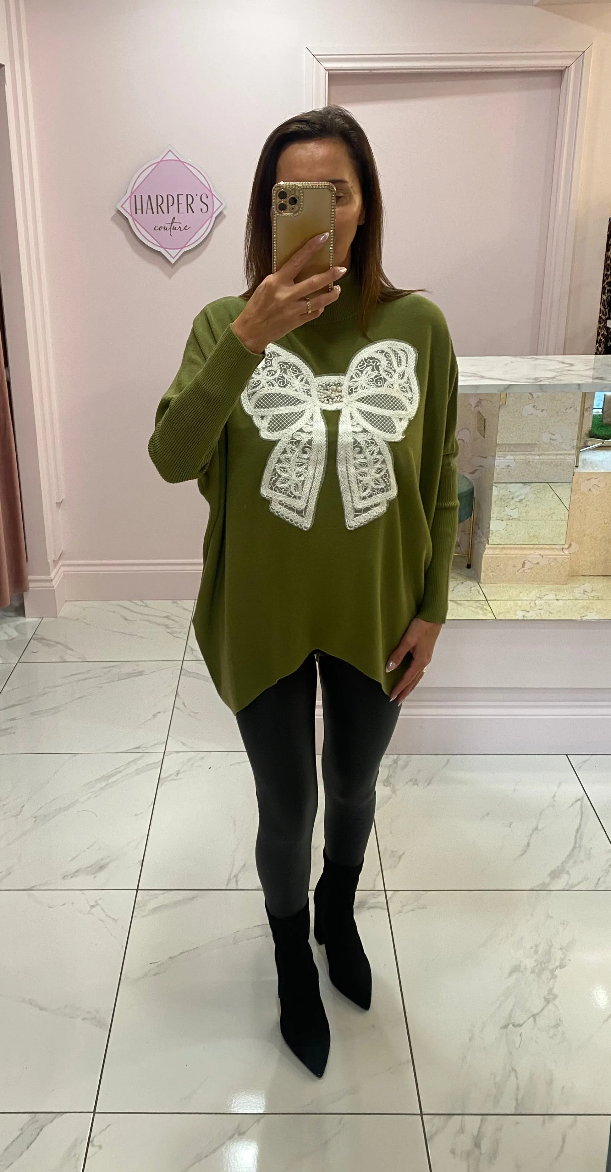 Bow Super Soft Knit Jumper