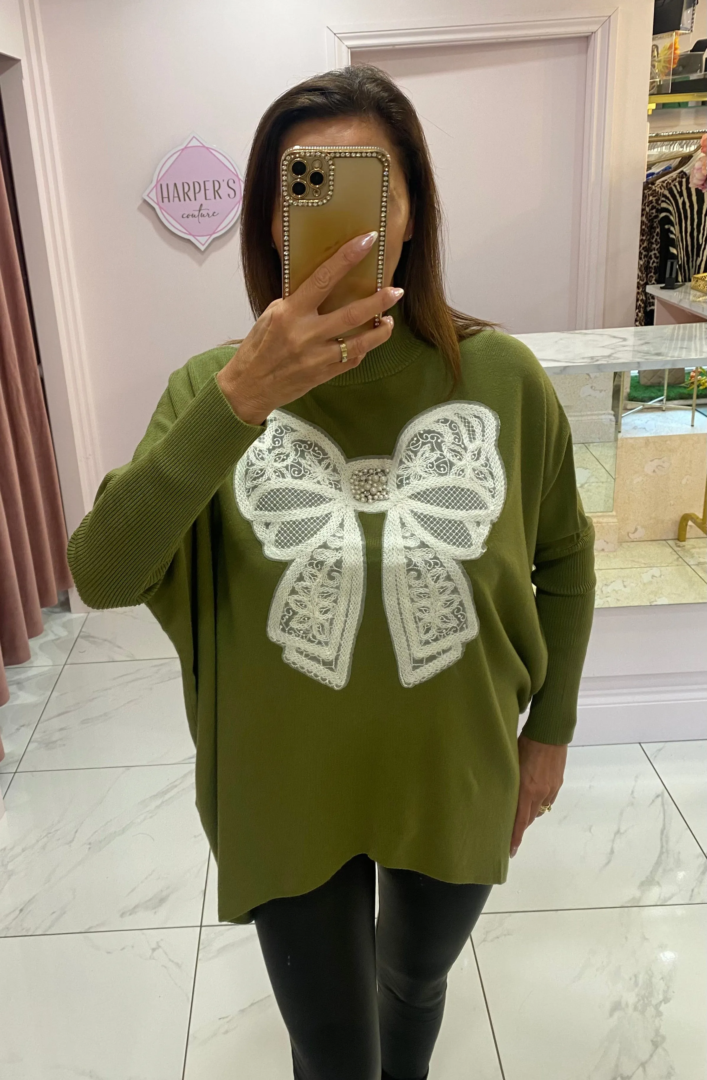 Bow Super Soft Knit Jumper