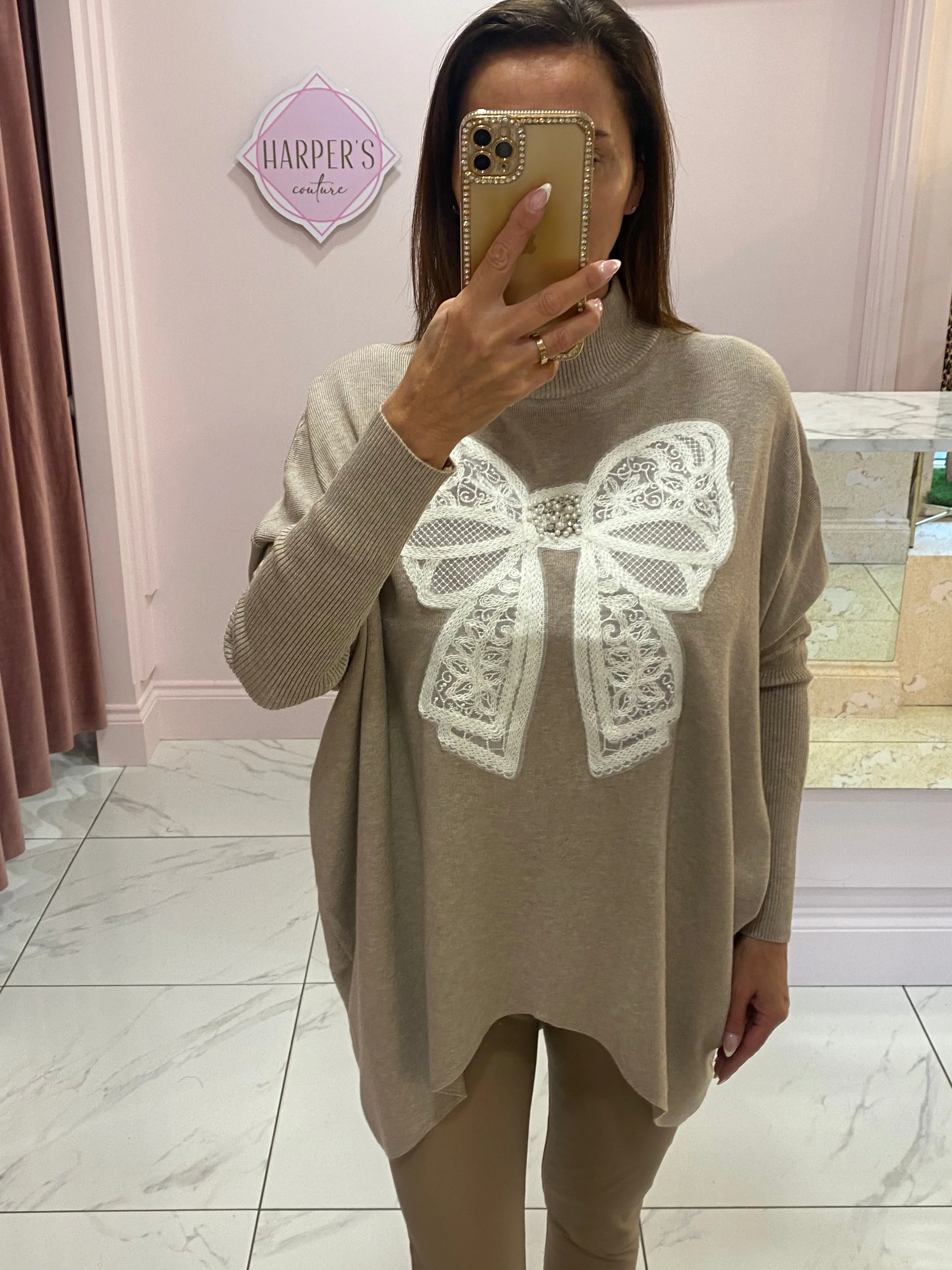 Bow Super Soft Knit Jumper