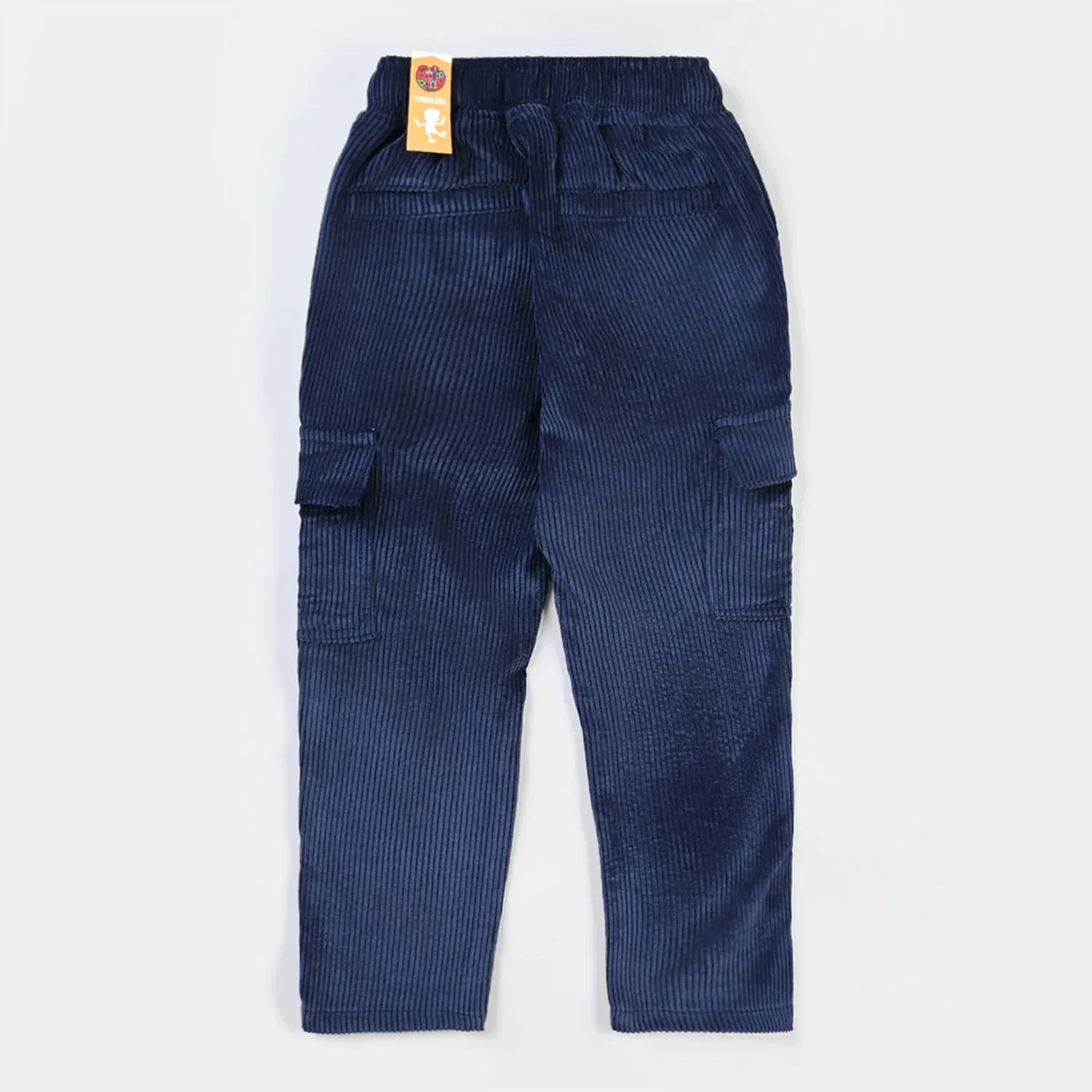 Boys Corduroy Pant Snap-NAVY