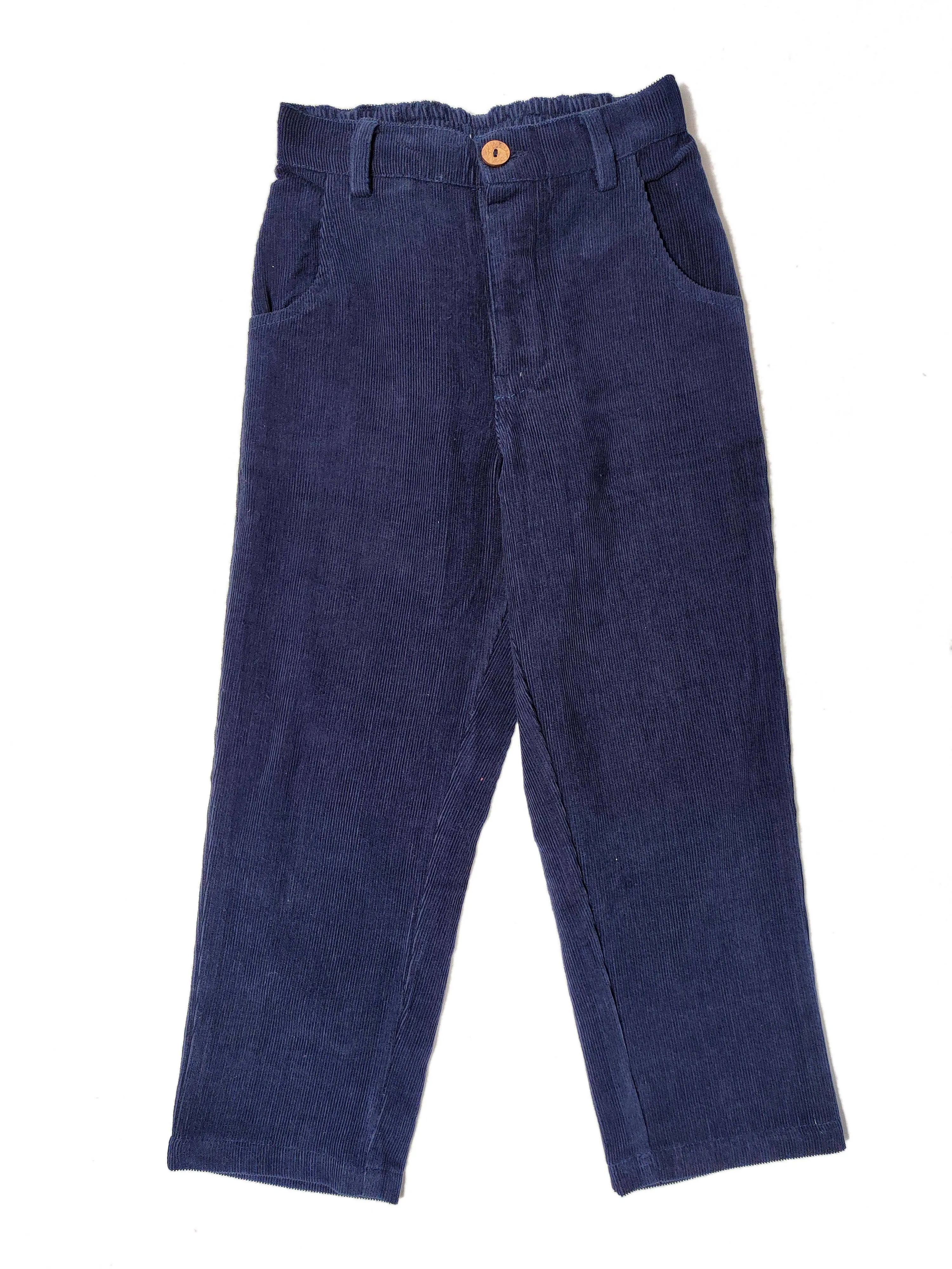 Boys Corduroy Pants - Navy