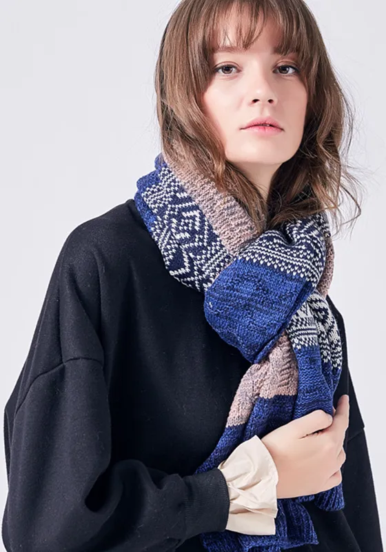 Bufandas Mujer Patchwork Scarf