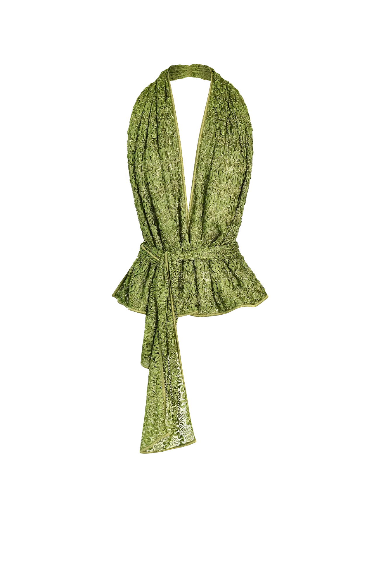 Cactus Knit Scarf Set / Top