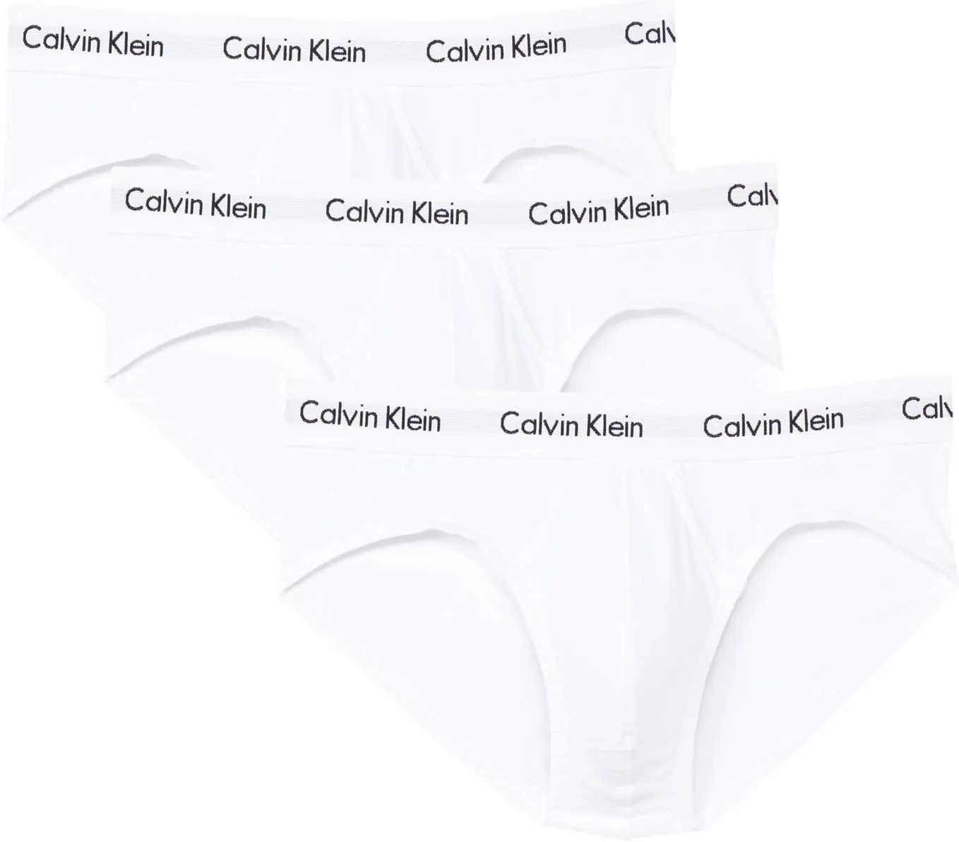 Calvin Klein Underwear Cotton Stretch Hip Briefs, White