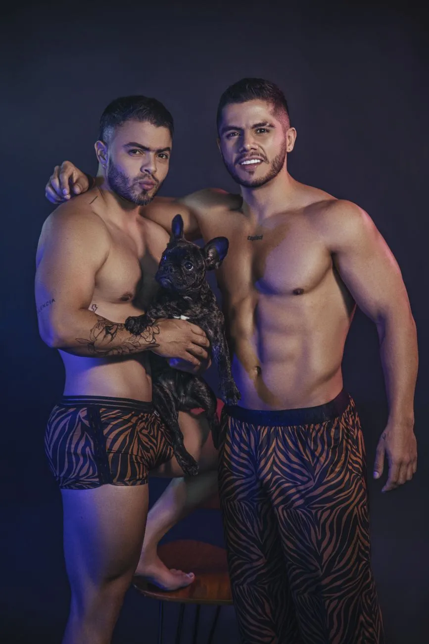 CandyMan 99701 Lounge Pajama Trunks Color Animal Print