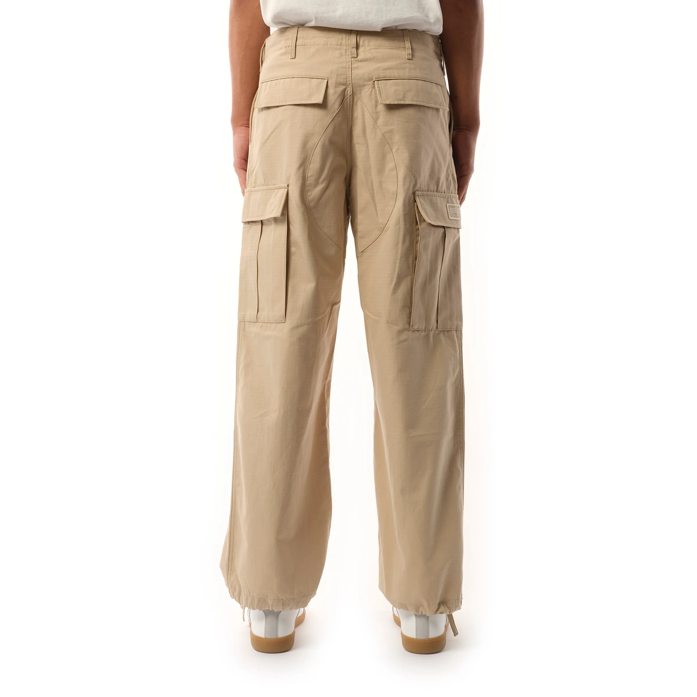 Cargo Workwear Pants in Beige