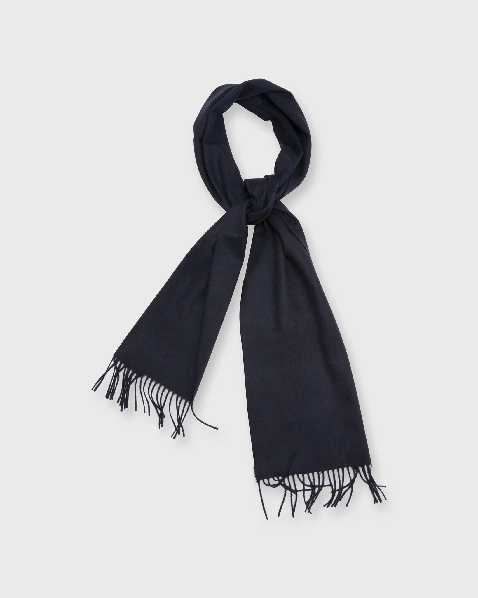 Cashmere Scarf in Dark Navy