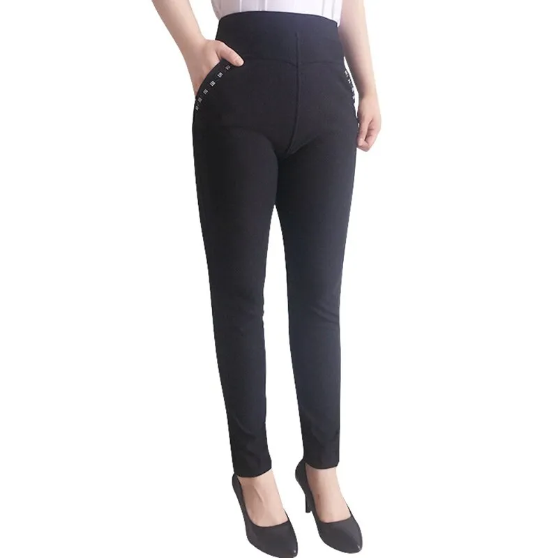 Casual Style Women Velvet Warm Pants