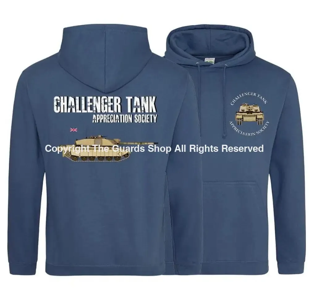 CHALLENGER TANK APPRECIATION SOCIETY Double Side Printed Hoodie