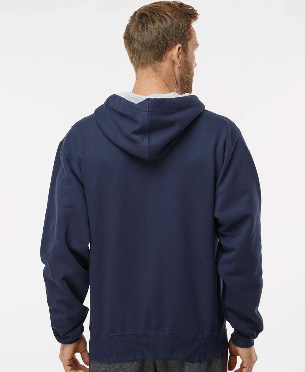 Champion Cotton Max Hooded Quarter-Zip Sweatshirt