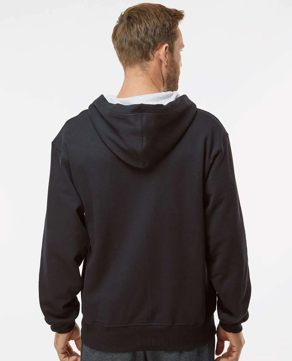 Champion Cotton Max Hooded Quarter-Zip Sweatshirt