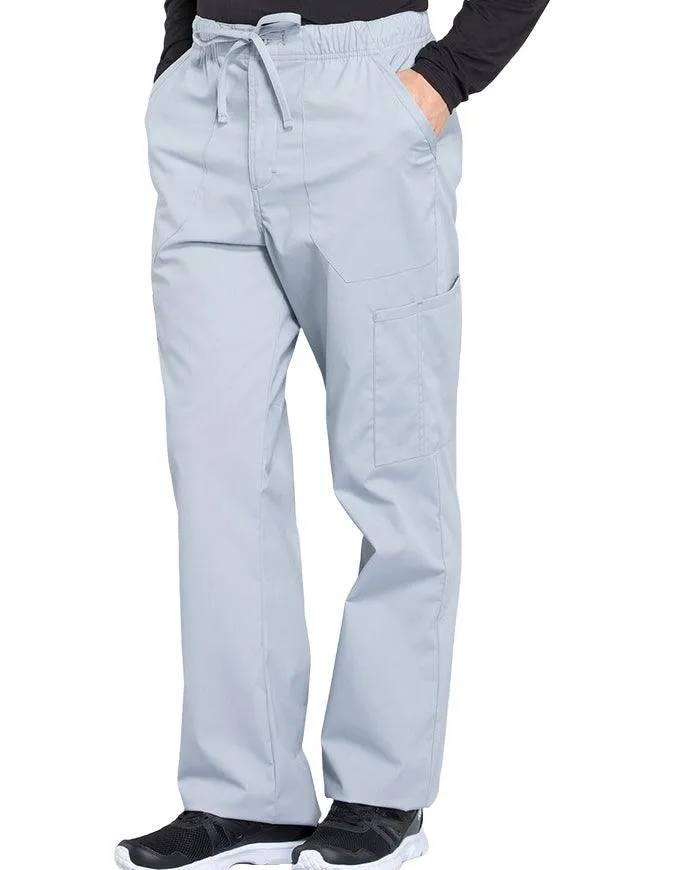 Cherokee Workwear Professionals Men's Tapered Leg Drawstring Cargo Petite Pant