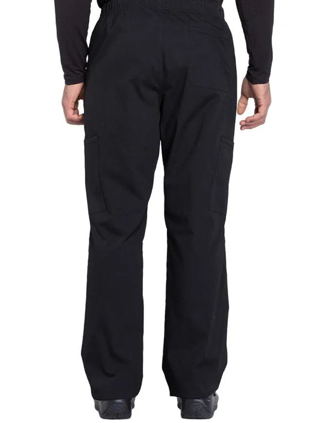 Cherokee Workwear Professionals Men's Tapered Leg Drawstring Cargo Petite Pant