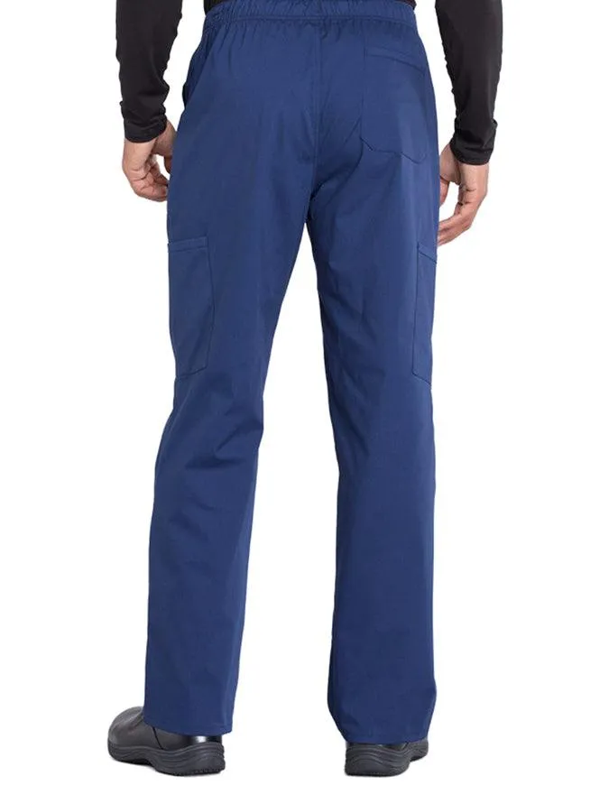 Cherokee Workwear Professionals Men's Tapered Leg Drawstring Cargo Petite Pant