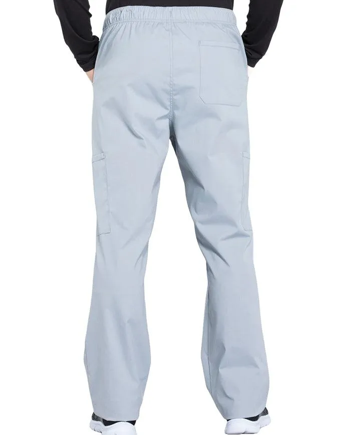 Cherokee Workwear Professionals Men's Tapered Leg Drawstring Cargo Petite Pant