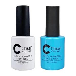 Chisel Black Diamond Top & Base Gel Duo