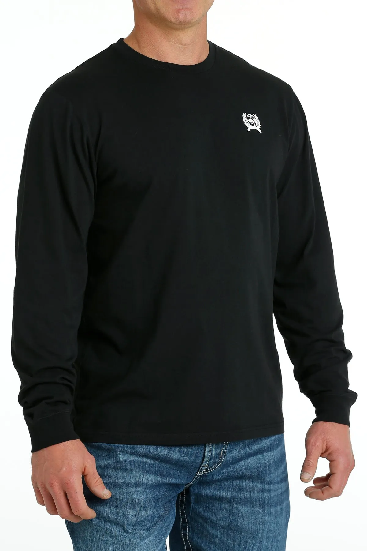 Cinch Men's Black Pioneer and Patriots Long Sleeve T-Shirt