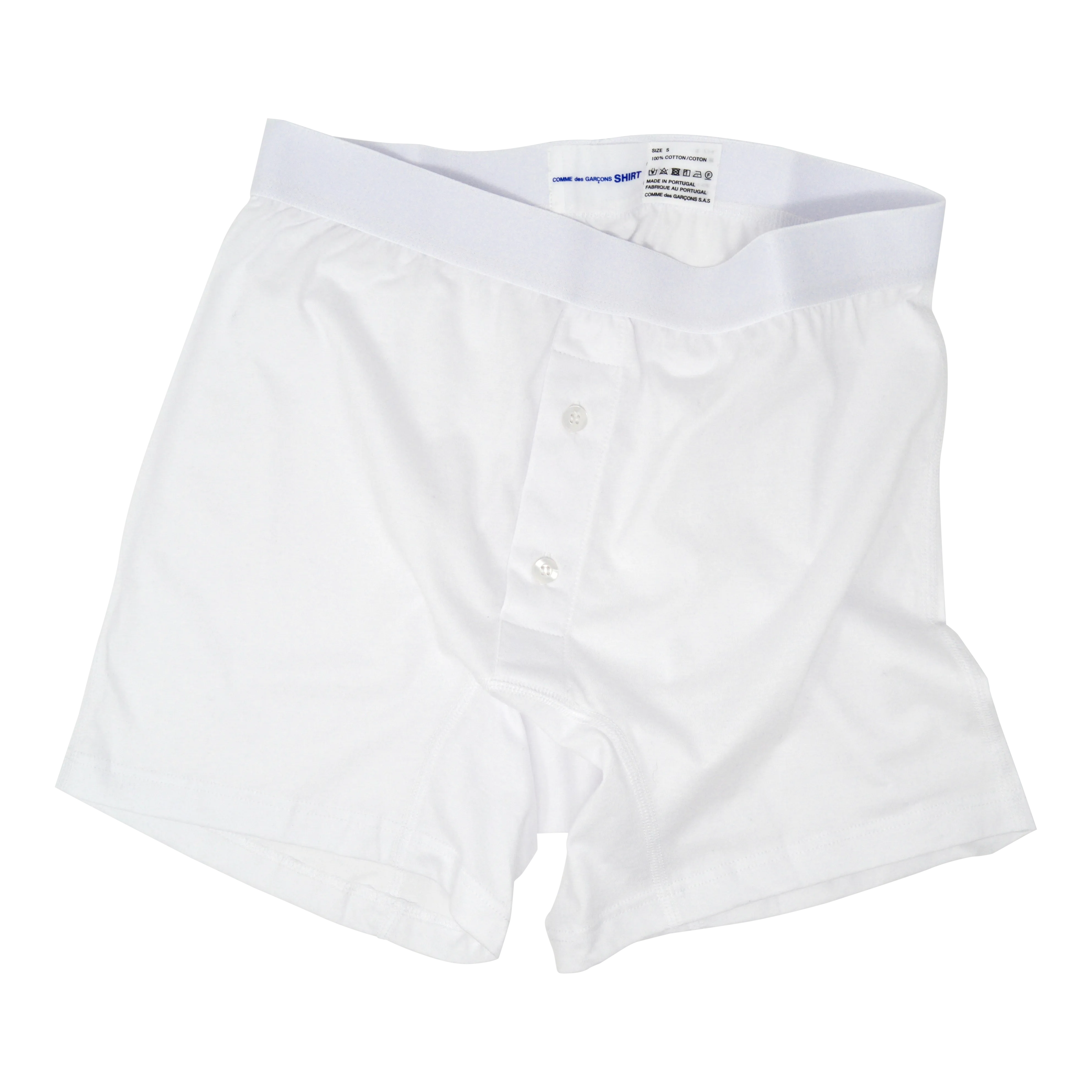 Comme des Garçons Shirt Boxer Shorts White