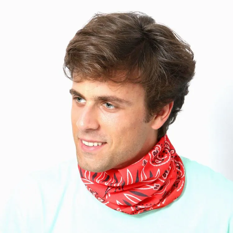 Cookman Chef's Scarf - Paisley : Red