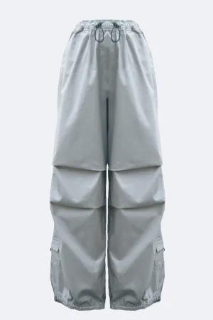 COOL GREY DESTORY UTILITY PANTS