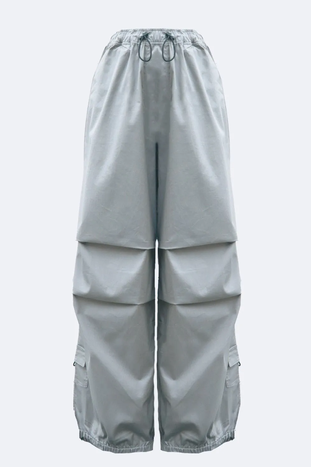 COOL GREY DESTORY UTILITY PANTS