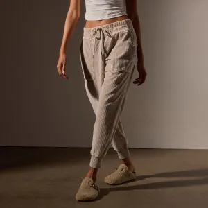 Corduroy Mixed Media Pant - Faint Pigment