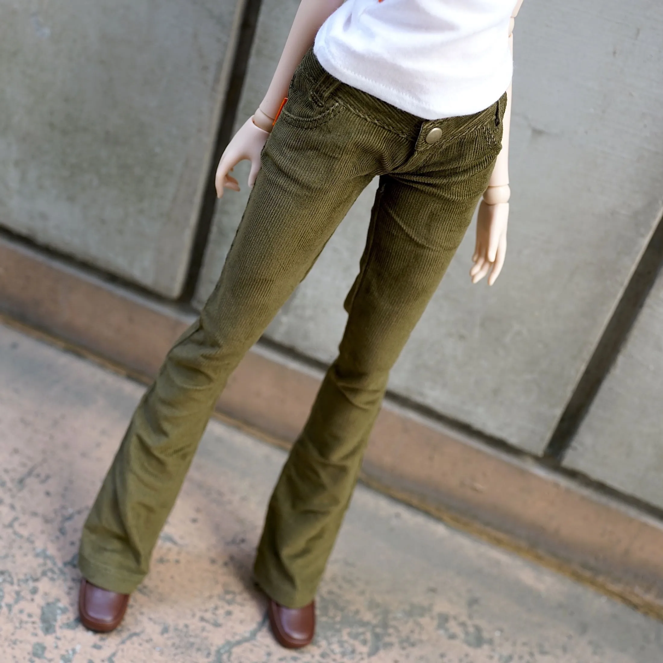 Corduroy Pants (Khaki Green)