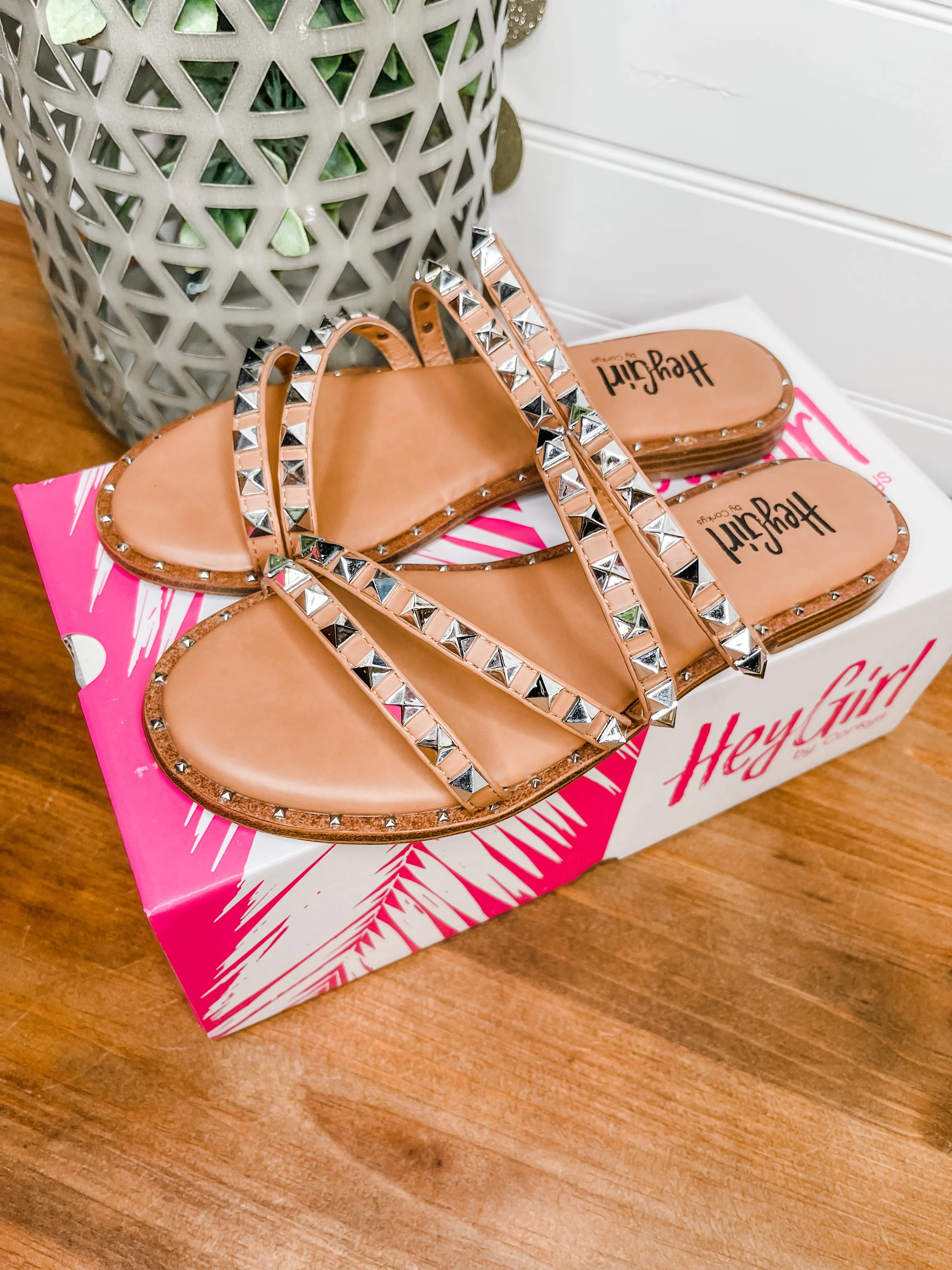 Corky's Beach Please Studded Sandals