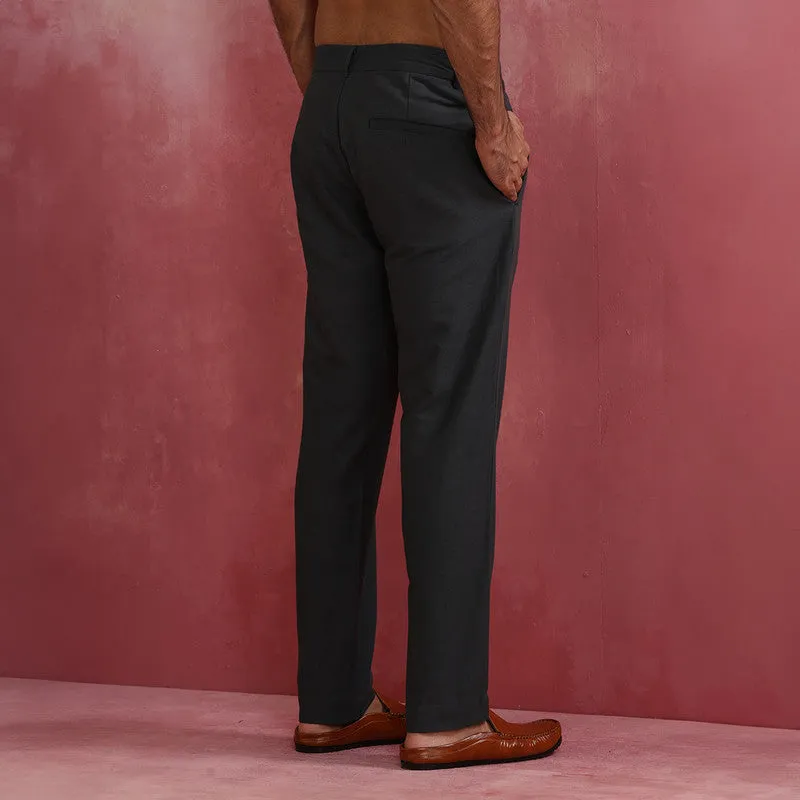 Cotton Twill Pants for Men | Charcoal Grey