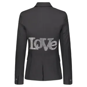 Crystal Love Blazer - Black