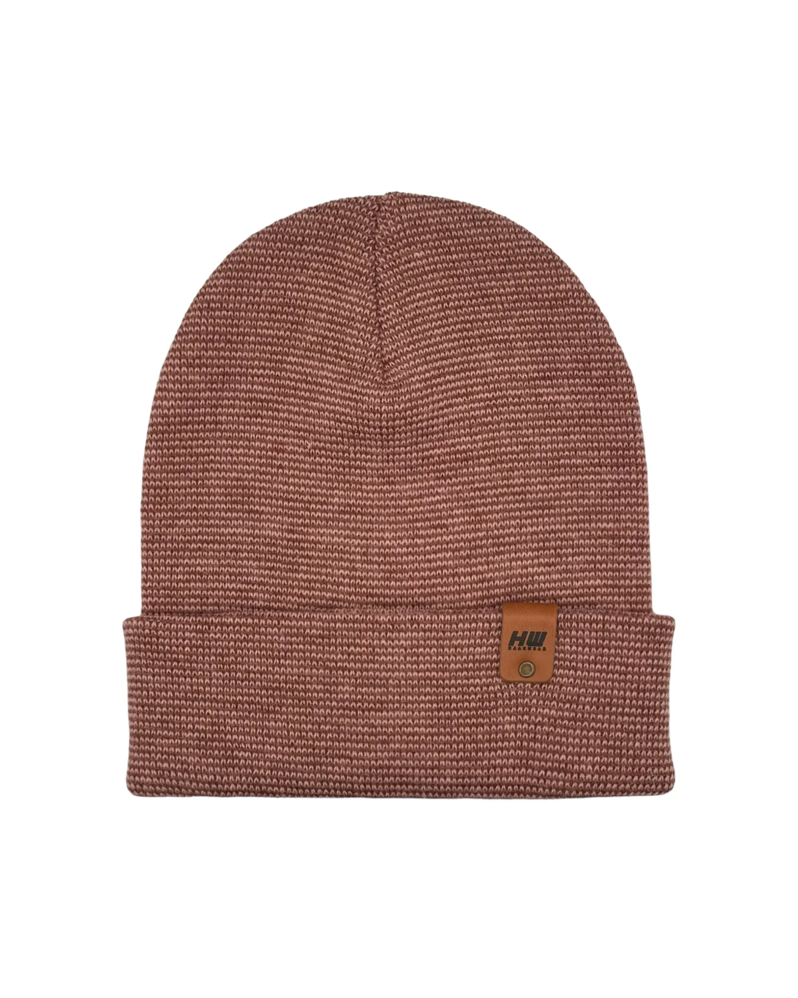 CTD404 HAAKWEAR Traditional Fusion Cuffed Beanie - Pink/Burgundy, Made in USA