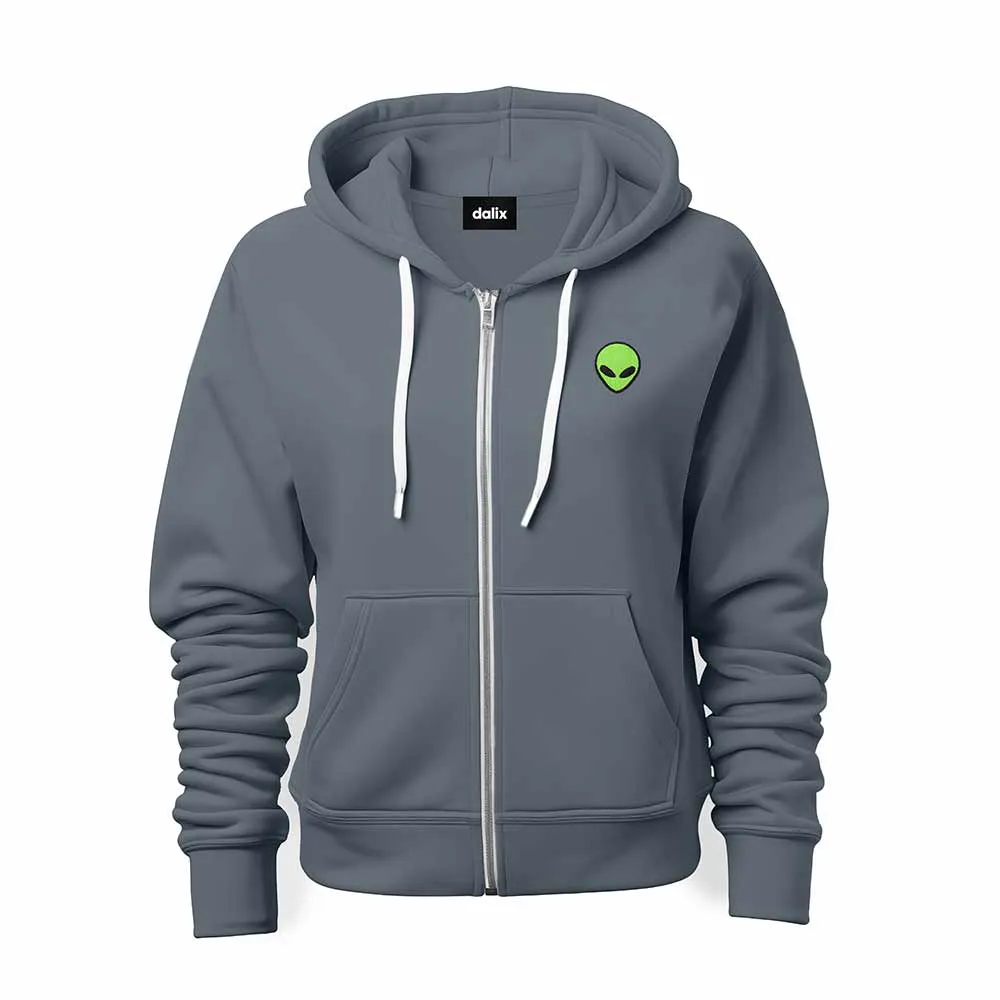 Dalix Alien Zip Hoodie