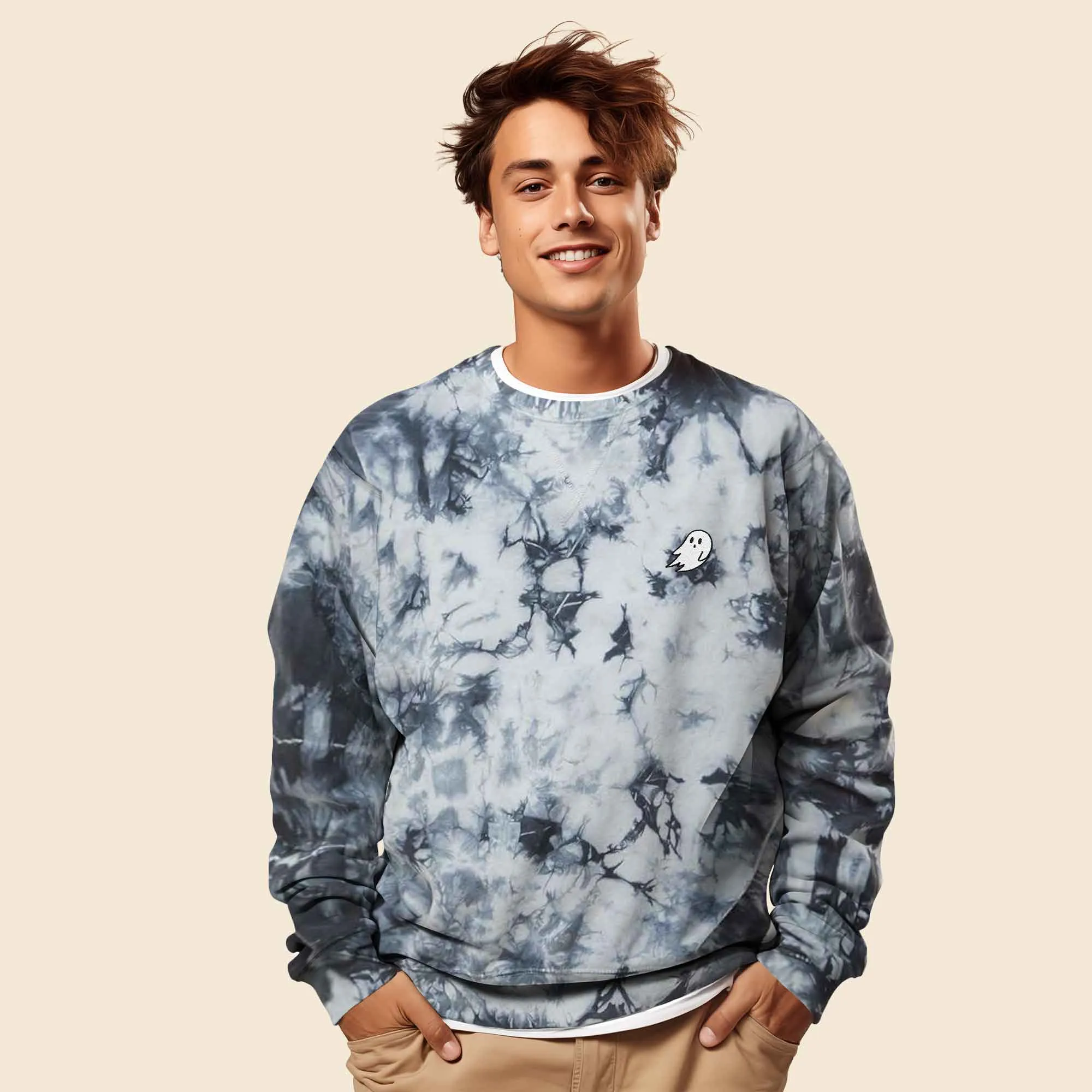 Dalix Ghost Tie Dye Sweatshirt